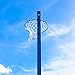 Net World Sports Freestanding Steel Netball Posts Weighted Base, Hoop & Net Included (1)