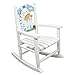 Teamson Kids - Safari Wooden Rocking Chair for Children - Zebra
