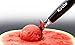 KUCHE All Ease Stainless Steel Ice Cream Scoop with Easy Trigger and Easy Clean - Large (BLACK)