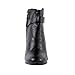Breckelle's GAIL-22 Women's Belted Chunky Stacked Heel Ankle Booties, Black, 8