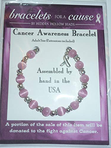 Prepackaged (7 3/4 in.) BREAST Cancer Awareness Bracelet, 8mm - //medicalbooks.filipinodoctors.org