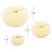 QY 3PCS Hair Mesh Chignon Donut To Make Hair Bun Best Age Reducing Solution, Small Medium And Large Size, Light Beige Color