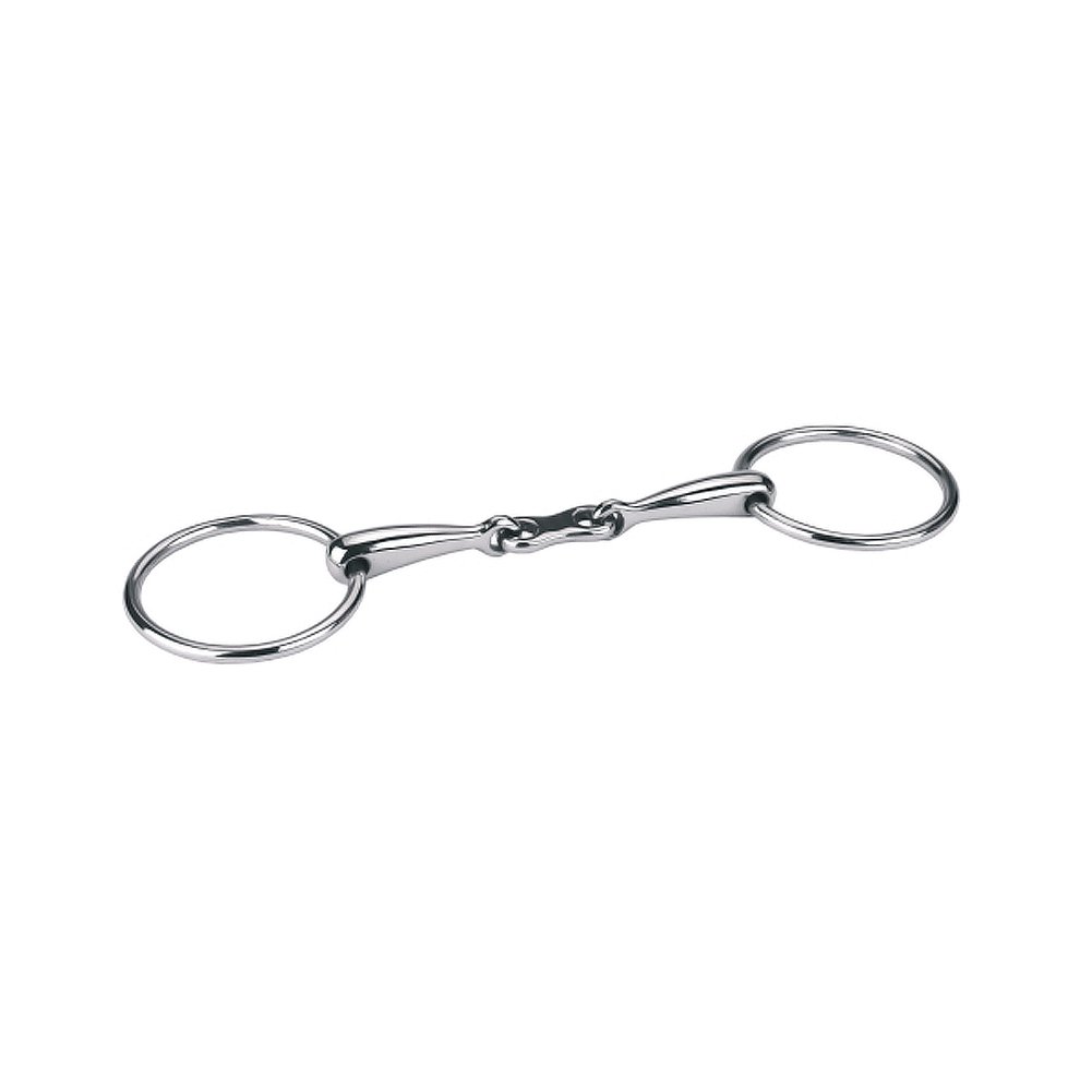 Kerbl Snaffle Loose Ring Bit - French Link 13,5 cm