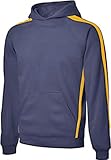 Sport-Tek Men's Sleeve Stripe Pullover Hooded Sweatshirt