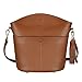S-ZONE Women Small Cow Split Genuine Leather Crossbody Bucket Bag Shoulder Purse Handbag