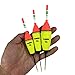 QualyQualy 5Pcs 20g Lighted Fishing Bobbers EVA Foam Fishing Floats and Bobbers + 10Pcs Fishing Glow Sticks, Night Fishing Light Up Bobbers 20g