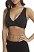 HOFISH 3 Pack Soft Touch Underwire Modal Nursing Maternity Sleep Bra Pink,Black,Beige L