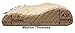 Medium Profile Memory Foam Neck Pillow - Double Contour - Chiropractor Approved - Washable Soft Bamboo Cover - Great for Neck Pain, Sleeping (Medium)
