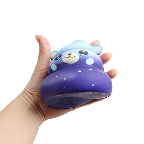 Stress Reliever Toy KESEELY 2018 New Cute Mini Squishy Cartoon Bear Poo Scented Slow Rising Squeeze Toys (A) - Thumbnail 6