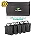 EasyEarth Reusable Grocery Bags EcoFlex [5 Pack] - Large Shopping Bag - Heavy Duty, Durable, Foldable, Washable, and Reusable Bags - Eco Friendly Tote