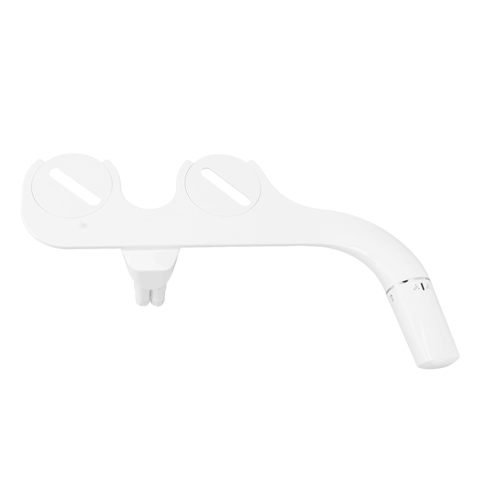 Bidet Attachment for Toilet, Ultra Slim Non Electric Fresh Water Bidet Toilet Seat Attachment with Self Cleaning Dual Nozzle, Bidet Toilet Attachment for Most Toilet Seats