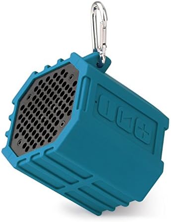 THECOO Stereo Bass Speaker, Waterproof Bluetooth Speakers for Outdoor Travel Climbing Cycling, Compatible with iPhone/iPad/Android /Phone/Tablets (Blue)