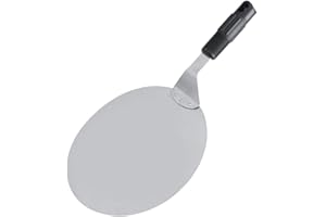 Premium Chefs Folding Pizza Turning Peel 10 Inch Foldable Metal Pizza Spatula for Oven and Grill Stone, Professional Pizza Pe