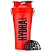 Hydra Cup - Dual Threat Shaker Bottle, 28 Ounce (1, Rocket Red)