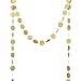 Ling's moment 10 Feet Circle Dots Paper Garland ( Champagne Gold Glitter ) for Wedding, Bridal Showers, Birthday Party, Baby Shower, Event & Party Supplies, 2