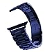 VIPPLUS Compatible for Apple Watch Band 38mm/40mm Stainless Steel Strap Bracelets Wristband with Durable Folding Metal Clasp for Apple Watch Series 4/3/2/1 Blue