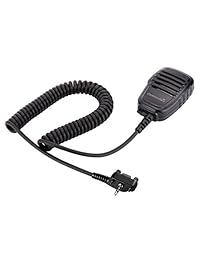 Micrófono de altavoz compacto con cable reforzado de Kevlar para Vertex Standard Radio VX-180 VX-210 VX-424 VX-231 VX-261 VX-264 VX-351 VX-354 VX-451 VX-454 VX-459 EVX-531 EVX-534 539, micrófono de hombro
