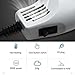 Mini Hot Air Gun, CAIDU Portable Mini Heat Gun for DIY Embossing Shrink Wrapping Drying Paint, 300W Multi Function Electrical Heat Tool (Black)