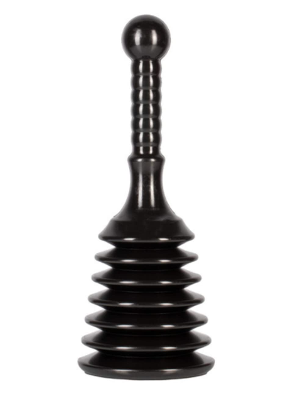 Voarge Sink Plunger, Sink and Toilet Plunger, Sink and Drain Plunger for Bathrooms, Kitchens, Sinks, Baths and Showers, Black