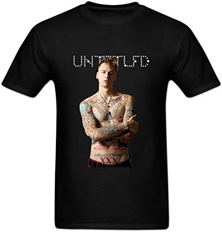 Beyond The Sea Mgk Mchine Gun Kelly Tattoo Crewneck Men's T shirt XL Black