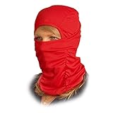 Balaclava Face Mask - One Size Fits All Elastic Fabric - Protects From Wind, Sun, Dust - Ideal for Motorcycle, Face Mask for Ski, Cycling, Running or Hiking - Summer or Winter Gear