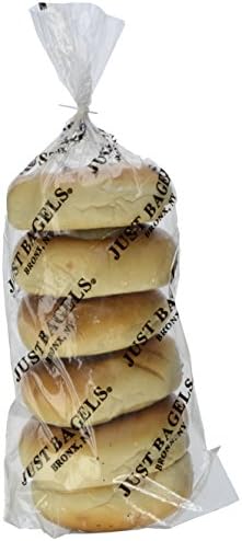 Just Bagels, Large Plain Bagel, 6 ct, 24 oz