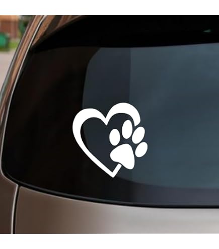Pet Dog Cat Love Decal Sticker Vinyl Decal Window Sticker for Cars