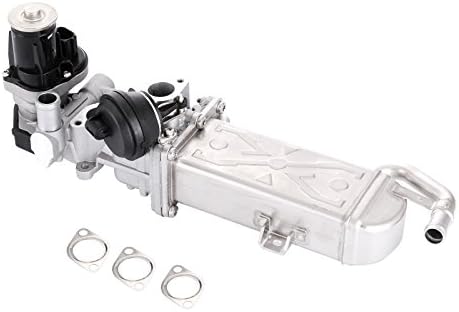 Mophorn EGR Valves Aluminum Alloy EGR Cooler Exhaust Gas Recirculation Valve for AUDI VW GOLF VI 1.6TDI 2.0TDI 2008 Fitting for 03L131512AP (EGR Valve for AUDI)