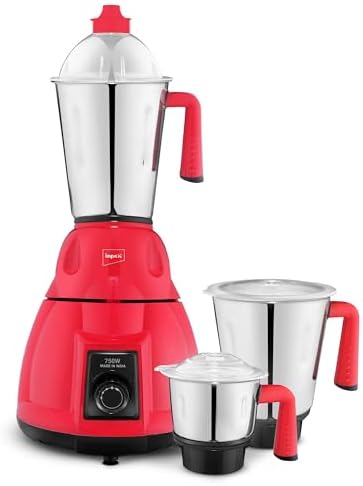 Impex Blender In Mixer Grinder,750W,3 Speed Control With Pulse