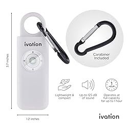 Ivation Personal SOS Alarm Keychain | Self-Defense