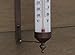 Adjustable Angle 10 Inch Garden Tube Thermometer (Bronze)
