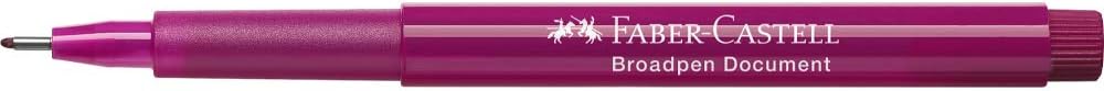 Faber Castell 155437 "Broadpen 1554" Fineliner - Magenta - Image 4