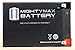 Mighty Max Battery ML15-12 12V 15AH F2 Razor Battery fits MX500 MX650, W15128190003 brand product