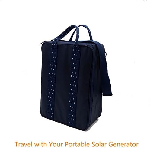Travel bag, Travel With Your Portable Solar Generator, Solar Generator Protective Bag, Carrying Case With Zipper, Durable Shell Exterior &amp; Shoulder Bag For Travel, Camping &amp; Outdoors