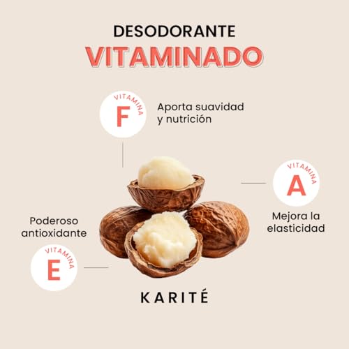 NaturalDry Kids - Pack de 2 desodorantes naturales de barra - Desodorante infantil unisex Natural para niños - Aroma mandarina - Desodorante natural para mujer - Aroma lavanda - Duración 24h - En barra