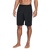 Under Armour Men's Athlete Ultra Comfort Recovery Shorts Sleepwear,Black /Carbon Heather, Large