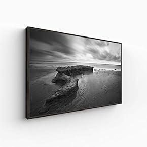 Canvas Wall Art for Living Room, Bedroom Monochrome Landscape Framed Canvas Prints for Home Decoration Ready to Hang - 16x24 inches