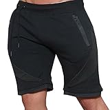Men's Casual Drawstring Running Biking Athletic Sweatpant Short Gym Shorts