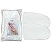 Pana® Brand Reusable *WHITE* Paraffin Wax Heat Therapy Spa Treatment Self Tanning Insulated Thermal Cloth Velcro Mitts (Mitts, White)
