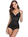 Aibrou Women's Shapewear Body Briefer Slimmer Full Body Shaper(Black,L)