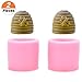 2 Pack Bee Candle Molds - Buytra Silicone Bee Mold for Homemade Candle, Mini Soap, Lotion Bar, Fondant, Chocolate, Candy, Cake Decorating, Polymer Fimo Clay Etc