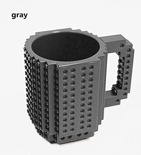Best Quality - Mugs - 350ml Creative Milk Mug Coffee Cup Creative Build-on Brick Mug Cups Drinking Water Holder for Building Blocks Design - by ROZA - 1 PCs