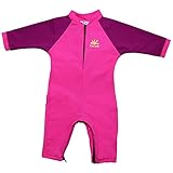 Fiji Sun Protective UPF 50+ Baby Swimsuit by Nozone in KO Pink/ Fuxia, 18-24 months