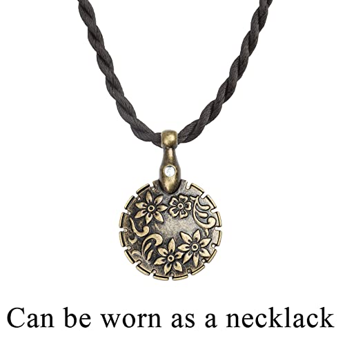 J.CARP 2Pcs Yarn Cutter Pendants, Bronze Metal Thread Cutter Pendant for DIY Sewing Tools