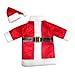 Tenworld Christmas Wine Bottle Cover Bags Decoration Home Party Santa Claus Clothes Hat