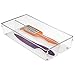 iDesign Linus Twin Kitchen Drawer Organizer for Silverware, Spatulas, Gadgets - 8