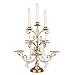 Amalfi Decor 8-Piece Dessert Cupcake Stand, Large Pastry Candy Cake Cookie Tray Tower Holder Plate for Wedding Event Birthday Party, Display Pedestal with Votive Candle Holders, Gold