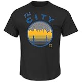 Golden State Warriors NBA Men's The City Full Color Skyline T-Shirt