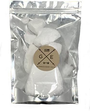 Gym Essentials 2 oz Gym Chalk Block For Weightlifting, Rock Climbing, Gymnastics, Crossfit and Fitness - 100% Pure Magnesium Cabronate - Grade A++ Gym Chalk