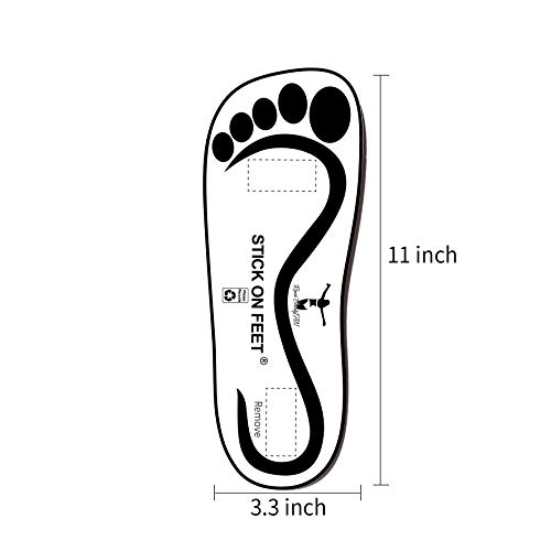 60Pairs(120Feets) Premium Disposable Spray Tanning Sticky Feet; Stick on Feet; Stick On Sole Protector for Sunless Tanning